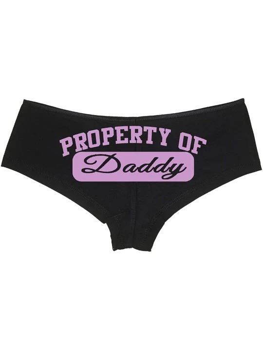 Panties Property of Daddy BDSM DDLG CGL Daddys Princess Athletic Look - Lavender - C718LQSAZRT $13.28