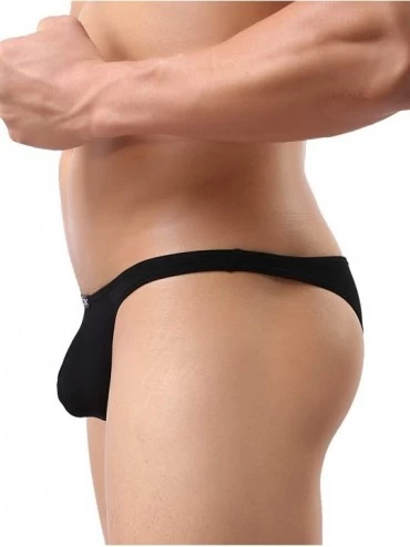 G-Strings & Thongs Men's High-Leg Opening Bikini Underwear Sexy Brazilian Back Mens Underwear - Multi Colors - CV18X6AIQ2U $3...