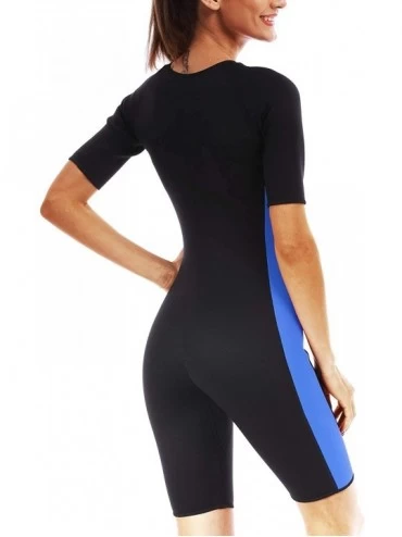 Shapewear FitsT4 Women's Full Body Sauna Suit Waist Trainer Hot Neoprene Shapewear Sweat Bodysuit with Zipper for Weight Loss...