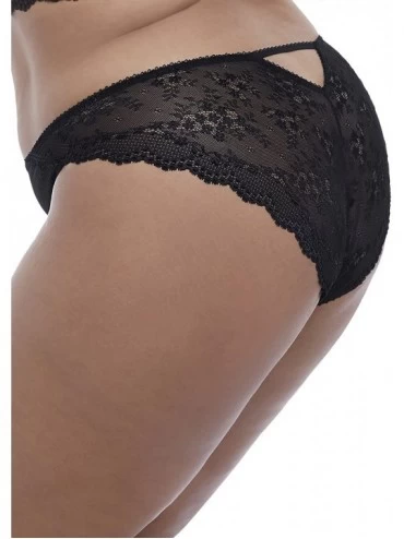 Panties Women's Plus Size Charley Cheeky Mid-Rise Brazilian Brief - White - C918UM7YQU0 $29.78
