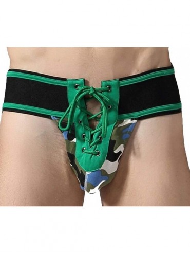 Briefs Men's Lingerie Cotton Tie Rope Sexy Athletic Supporter Jockstrap Underwear Panties - 7 - C718SULD4RE $43.12
