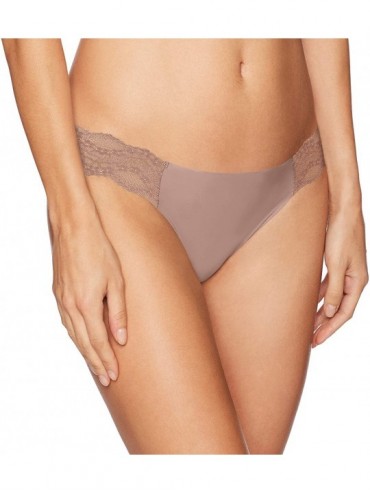 Panties Women's B.Bare Thong Panty - Antler - C318DYW0DXX $22.68
