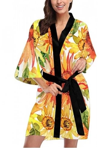 Robes Custom Vector Hipster Moustache Women Kimono Robes Beach Cover Up for Parties Wedding (XS-2XL) - Multi 2 - C7194UN7AA3 ...