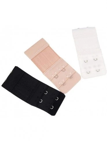 Accessories 1Pcs Women Bra Strap Extender 2 Rows Hooks Extenders Clasp Sewing Tools Intimates Accessories - Black - CL19DUGXE...
