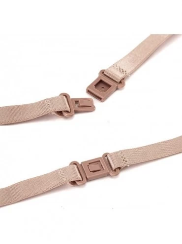 Accessories Elastic Bra Strap Holder Clip - Women's Conceal Non Slip Bra Straps 3 Colors - 6pcs- Style 3- Black-white-nude - ...
