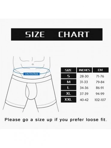 Boxer Briefs Men's Boxer Brief Underpants Anime Ahegao Colorful Printed Cotton Underwear - CM18TKMGNUM $18.91
