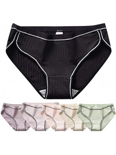 Shapewear Sexy Underwear- Women Sexy Pure Cotton Knickers Sexy Breathable Thread Underpants Underwear - Green - C218XGZXRXK $...