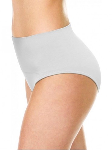 Shapewear Loba Women's Tummy Flattener Panties Shapewear - White - CB11CXV11ZT $17.10
