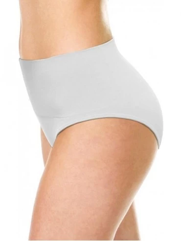 Shapewear Loba Women's Tummy Flattener Panties Shapewear - White - CB11CXV11ZT $42.47