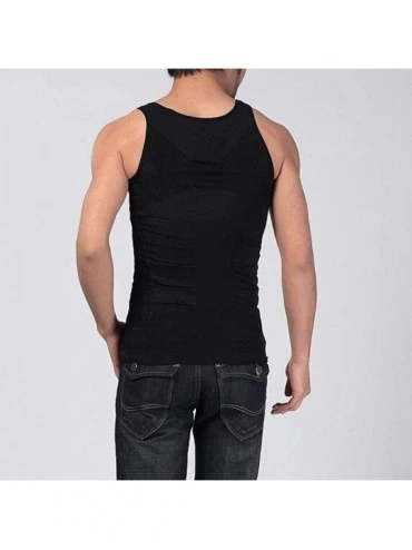 Shapewear Back Belt Back Brace S-2XL Basic Slimming Vest Solid Sleeveless Body Shaper Men Tummy Shapewear Underwear Plus Size...