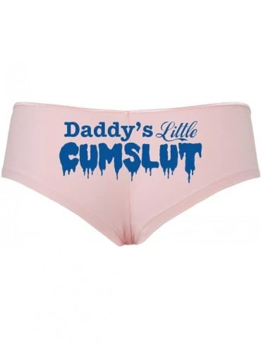 Panties Daddys Little Lil cumslut Cum Slut DDLG BDSM Owned Boyshort - Royal Blue - CR18SUUIYGH $31.55