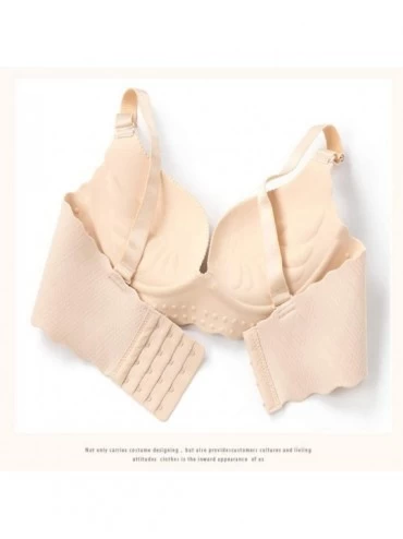Bras Women's Plus Size Push Up Bras Set Comfortable Lingerie Bra and Panties - Pink - CT18Z7ER2GA $18.11