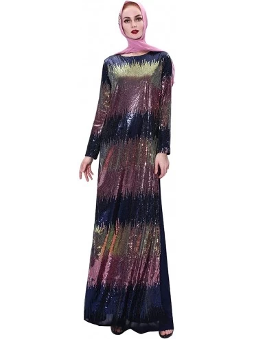 Robes Women Muslim Sequined Gown Robe Islamic Abaya - As Picture - CC1903O46YZ $75.51