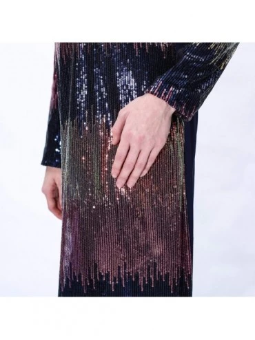 Robes Women Muslim Sequined Gown Robe Islamic Abaya - As Picture - CC1903O46YZ $30.80