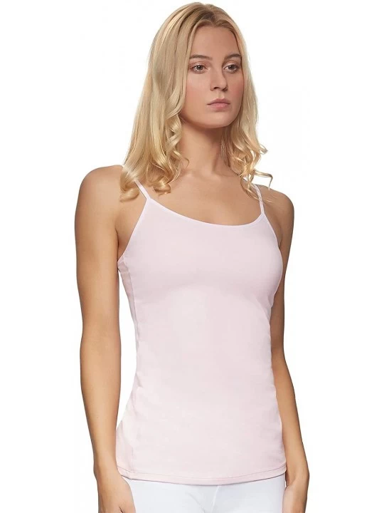 Camisoles & Tanks Felina | Cotton Modal Camisole | Stretch | Basic | 10 Colors - Barely Pink - CZ192AH739R $15.01