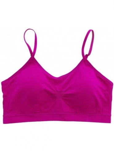 Bras 3-Pack Seamless Bralette with Removable Pads - 3-pack Assorted Colors - CZ12MDAVQX5 $22.73