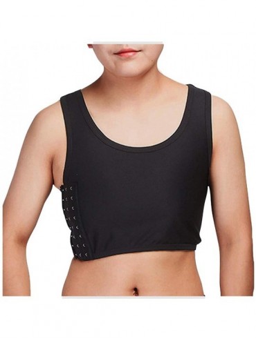 Bras Sexy Womens Body Shaper Slimming Waist Slim Belt Yoga Vest Underbust - Black - CU190ZN2N23 $34.04