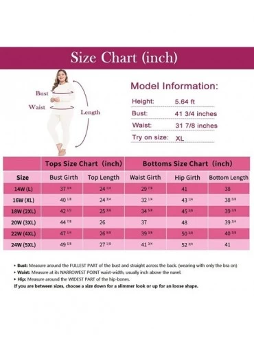 Thermal Underwear Thermal Underwear for Women Long Johns Set Plus Size Fleece Lined Ultra Soft - White - CL18ALI5742 $23.23