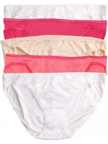 Panties So Smooth Modal Low Rise Bikini Panties | 5 Pack - White Sunsets - CA18WMQGL54 $69.48