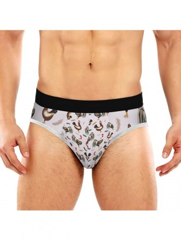 G-Strings & Thongs Men's Breathable Underwear Bikini Triangle Panties Classic Sport Briefs Thong - Color23 - CF1902XLUKG $31.01
