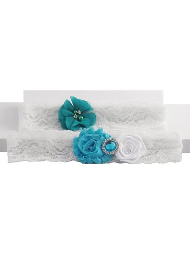Garters & Garter Belts Ocean Theme Wedding Garter Lace Set White - C212EGRQ1NJ $43.78