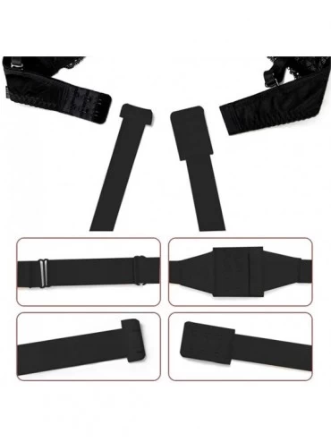 Accessories Low Back Bra Converter Adjustable Strap Extender Backless Bra Strap Converter for Backless Dress - Black 3 Hook -...