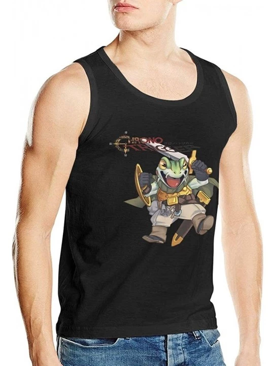 Undershirts Chrono Trigger Adult Tank Top Cotton Sleeveless T-Shirts Casual Workout Muscle Athletic Vest Undershirts Black - ...