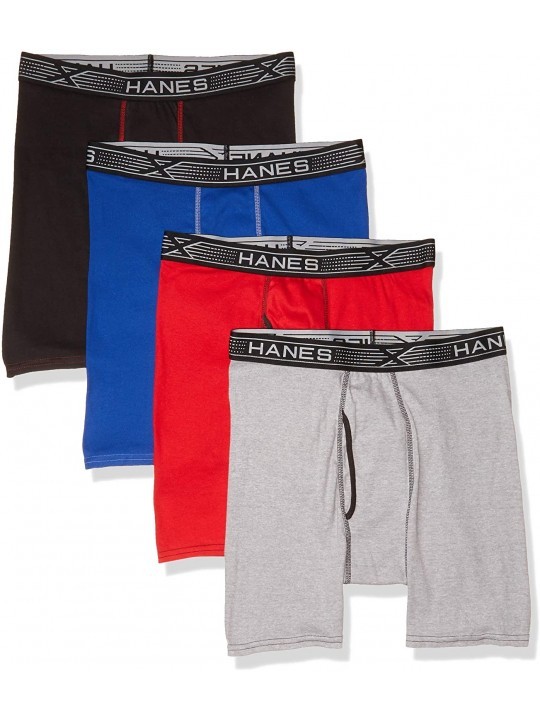 Men's Sport X-Temp Comfort Boxer Brief 4-Pack - Assorted - CO19C0WHYCL