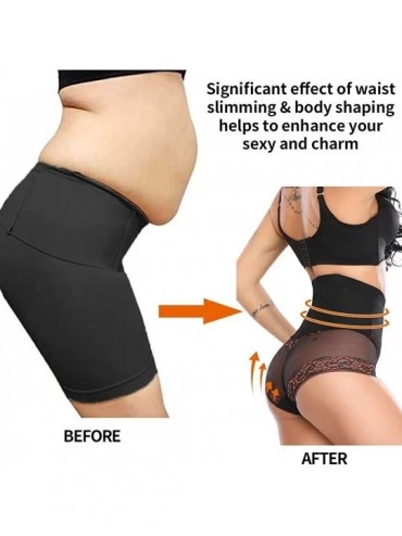 Shapewear Women's Bodysuit Shaper Tummy Control Seamless Shapewear Briefs High Waist - Black01 - C018OWLQ2MC $17.06
