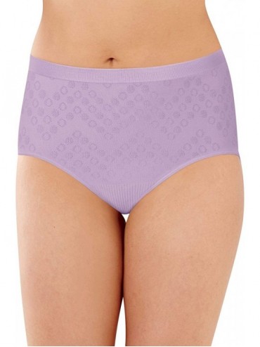 Panties Women's Comfort Revolution Microfiber - Morning Orchid Dot - C418M3KXT9S $23.27