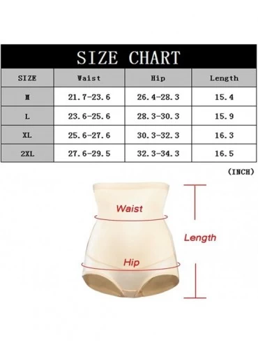 Shapewear Womens High Waist Butt Lifter Shapewear Tummy Control Hip Enhancer Panties Underwear - Beige - CN189Z6IT7H $13.50