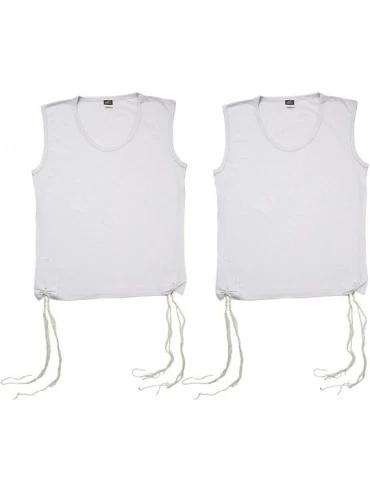 Undershirts Set Pair of Kosher Tzitzit Vest - CX18ZCDO7IW $52.04