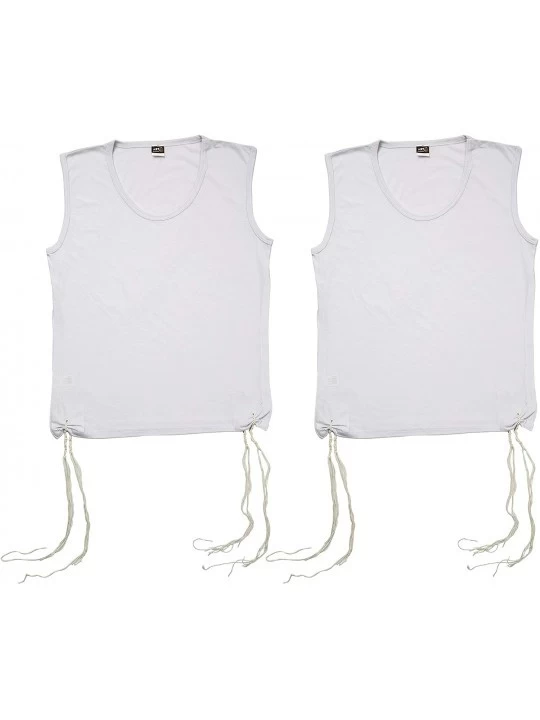 Undershirts Set Pair of Kosher Tzitzit Vest - CX18ZCDO7IW $23.59