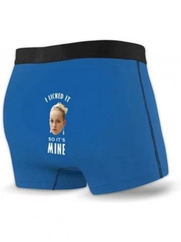 Boxers Print Character Avatar Boxer Shorts Novelty Men's Underwear Personalized Custom Shorts Fun Underwear - Blue - CM19DYCC...