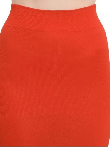 Shapewear Women's Navy Blue Viscose Shapwear - Orange - CT18M3TIDLN $15.13