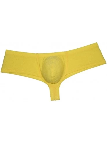 Boxer Briefs Men's Stretchy Brief Boxer Mini Trunks Pouch Bikini Underwear Bodybuilding Posing Boxer - 6pcs - CC18GAL3DDT $36.10