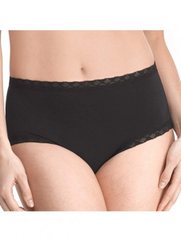Panties Women's Bliss Full Brief Panty 755058 - Black - C012HSZ9LB5 $46.23