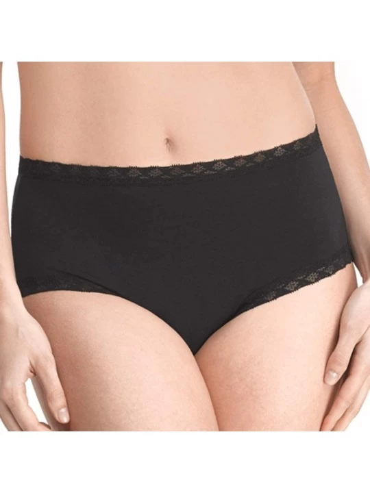 Panties Women's Bliss Full Brief Panty 755058 - Black - C012HSZ9LB5 $16.44
