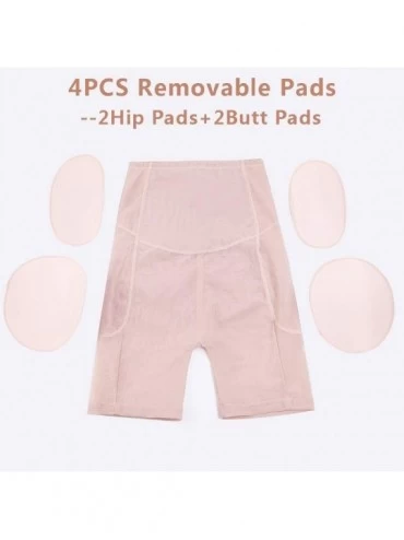 Shapewear High Waist Butt Lifter Shapewear Panties for Women Tummy Control Padded Underwear Seamless Body Shaper - Removable ...