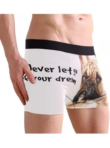 Boxer Briefs Terrifying Snake Painting Artist Prints Men's Boxer Briefs Soft Underwear Covered Waistband Short Leg - Multi9 -...