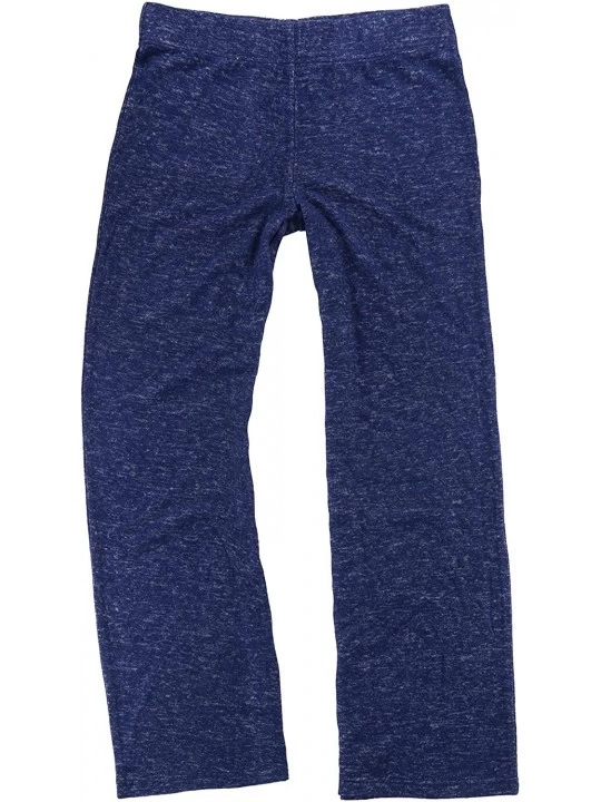 Sleep Sets Soft Cuddle Jogger or Wide Leg Pant or Short + Care Guide- Adult Sizes - Navy-wide Leg - CA18GXLWSI5 $46.98