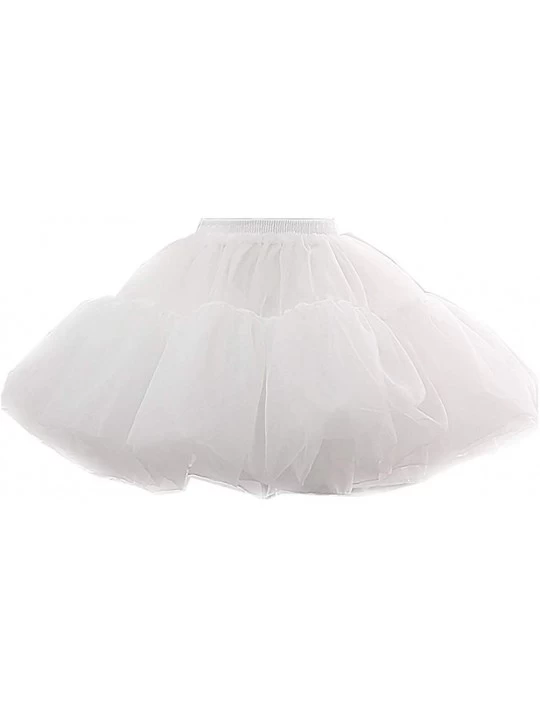 Women Petticoat Skirts Tutu Crinoline Underskirt Supports Adjustable ...