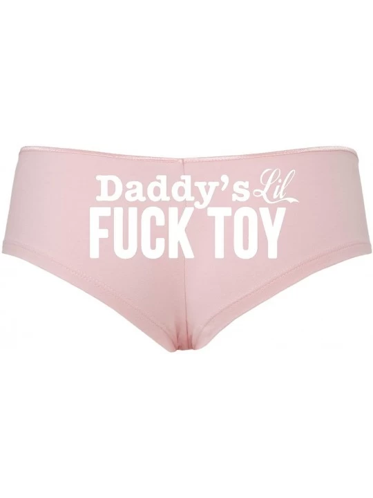 Panties Daddys Little Lil Fuck Toy Fucktoy DDLG BDSM Owned Boyshort - White - CM18SSMH4A2 $11.58