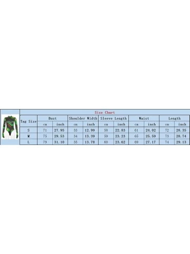 Shapewear 2019 Womens Chinese Dragon Print Bodysuit Romper Turtleneck Long Sleeve Gloves Lingerie Bodycon Shirt Leotard Tops ...