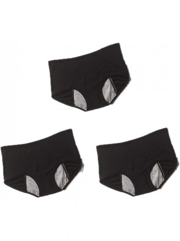 Panties 3Pcs Leak Proof Menstrual Panties Cotton Panties Women Sexy Physiological Underwear - 9 - C418ADZ0U3W $14.21