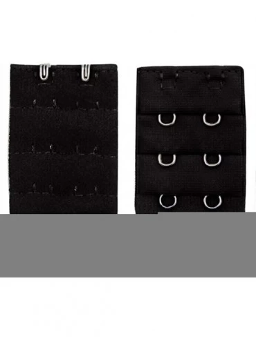 Accessories Women Underwear Buckle Soft Comfortable Bra 2X3 Hooks Extender Strap Adjustable Extension - Pk - CV19DUH7DN2 $12.39