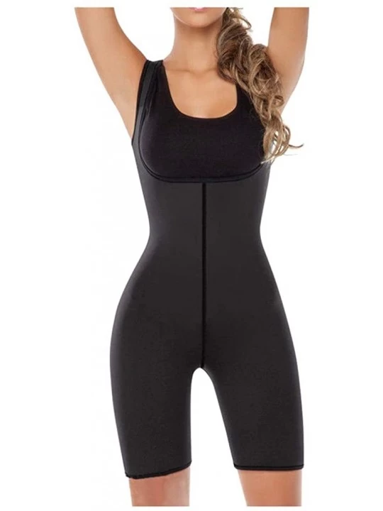 Accessories Womens Fitness Corset Sport Body Shaper Vest Shapeware Trainer Workout Jumpsuit - Black - CR1907S2SQO $16.10