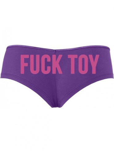 Panties Fucktoy Fuck Toy Boyshort Owned BDSM Slut Panties DDLG - Raspberry - CZ18SSKRMML $31.20