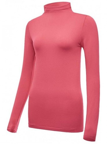 Thermal Underwear Women's Ultra Warm Soft Underwear Plus Size Long Sleeve Baselayer Fleece Compression Crew Neck Top - Pink R...
