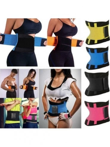 Shapewear Waist Trainer for Weight Loss Postpartum Support-Recovery Belly/Waist/Pelvis Belt - Yellow - CV199CC5G6X $22.64